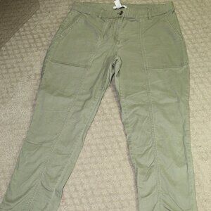 White House Black Market Women's Sz 8 Olive Green Pants